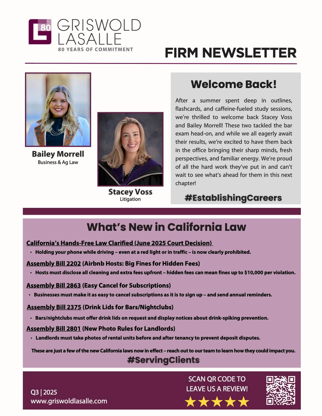 2025 Q3 Newsletter